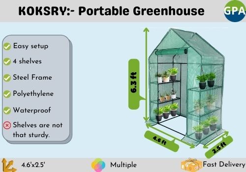 best portable greenhouse for inside and outside growing seedlings