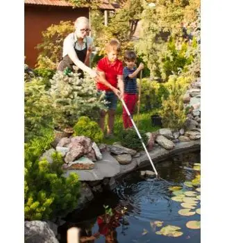 cleaning pond